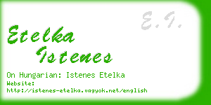 etelka istenes business card